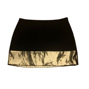 EXPRESS Colorblock Mini Skirt